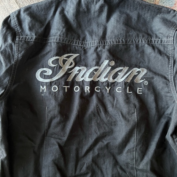 VGUC Indian Moto Shirt women’s size Medium - Picture 3 of 3
